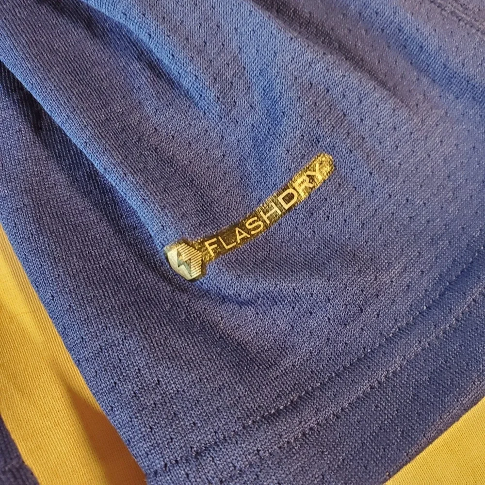 Northface Men's L‎ Long Sleeve Flashdry  Blue Active Top Base Layer Outdoor